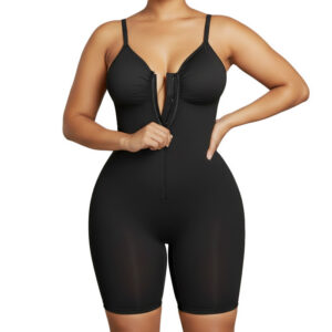 SHAPERX Shapewear for Women Tummy Control Bodysuits Zip-Up Comfort Ultra Stretch Fabric Customizable Fit Breathable Mesh Design Comfortable Fit